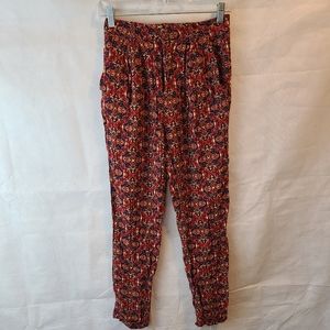Forever 21 Printed Pants With Pockets